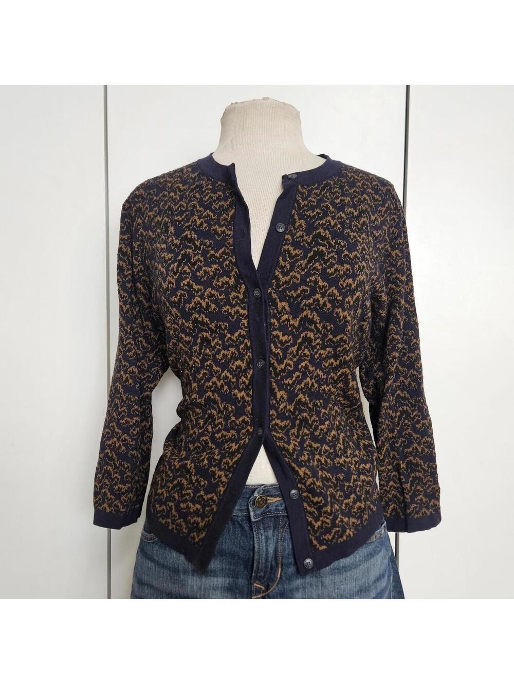 Ann Taylor navy blue cardigan, XL Wool & Cashmere Blend